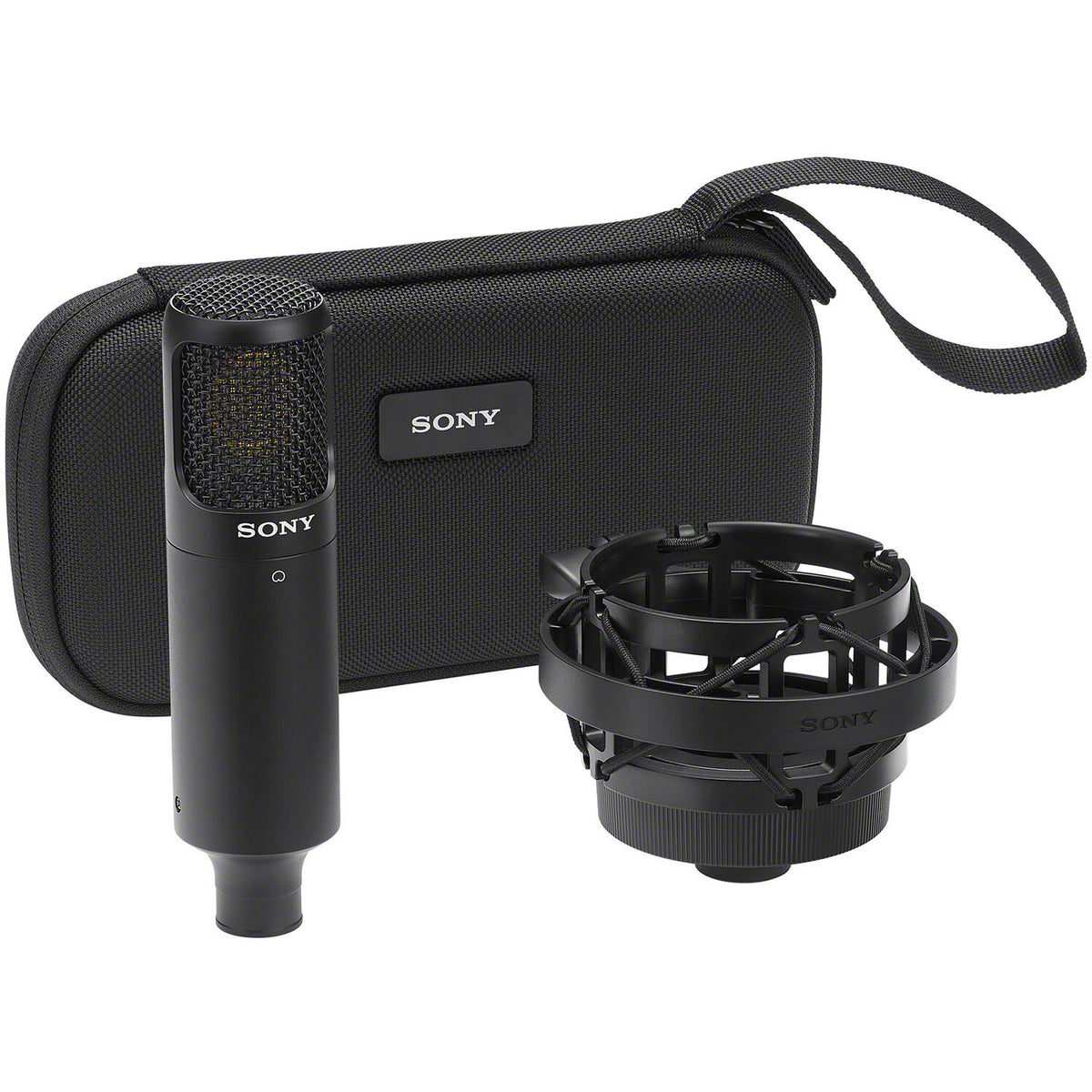 SONY - C-80 - Micrófono de condensador unidireccional para grabaciones en estudio.