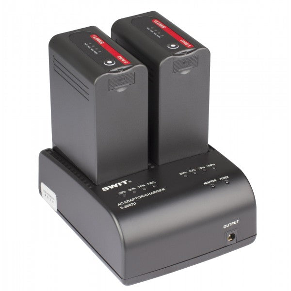 SWIT - S-3602U - Cargador dual para baterías SWIT